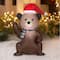3.5ft. Airblown® Inflatable Christmas Baby Woodland Black Bear